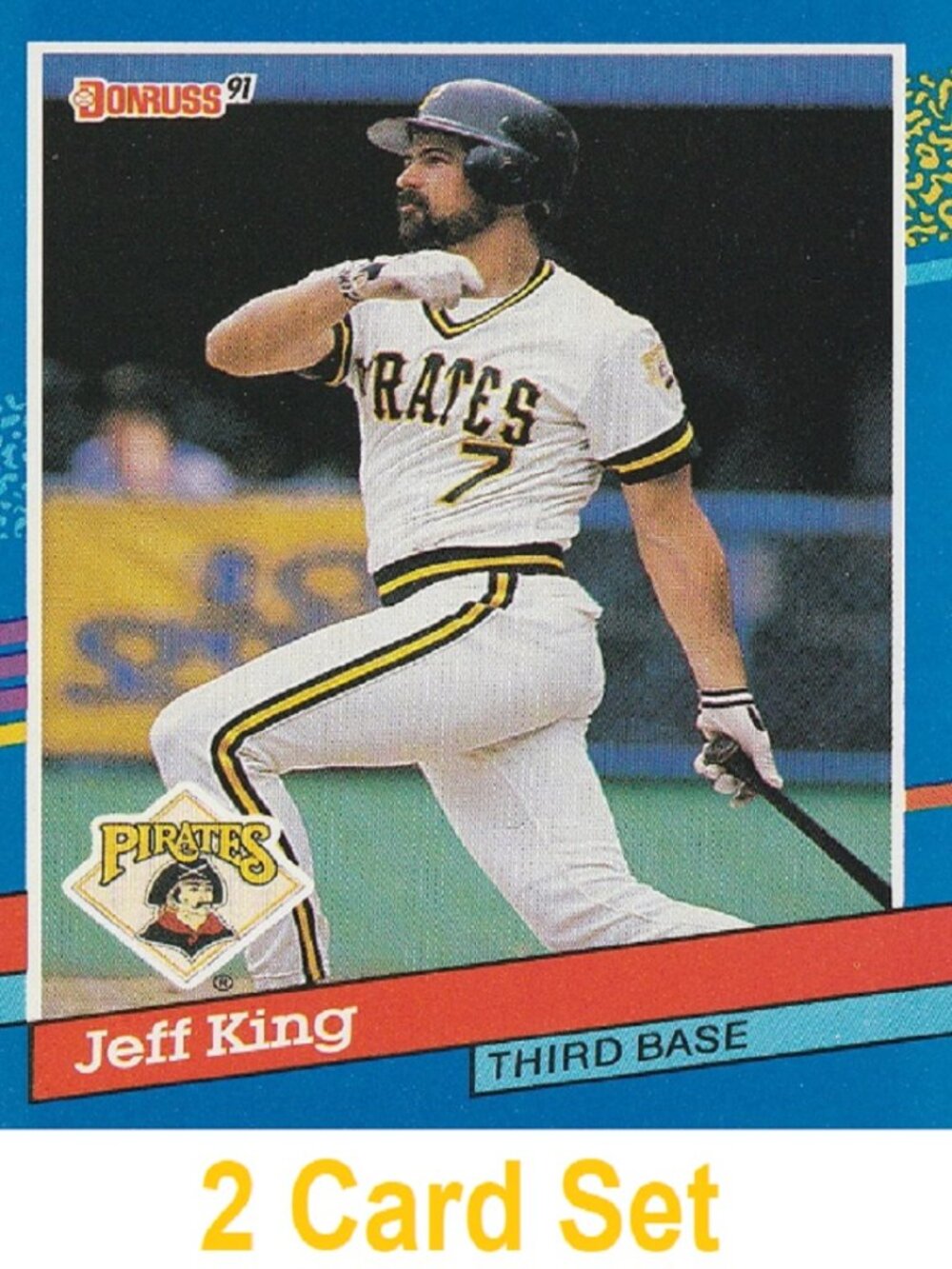 Jeff King Baseball Card Collection